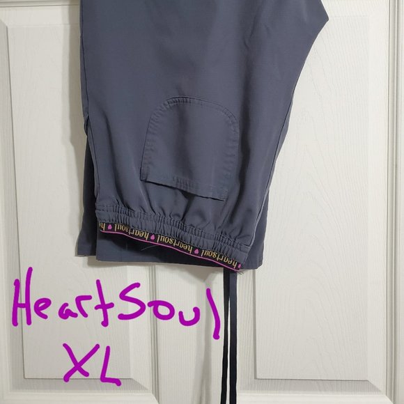 Heart Soul Scrub Pants, Gray - Picture 1 of 1